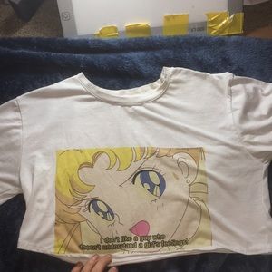 sailor moon cropped tee. NEED GONE.